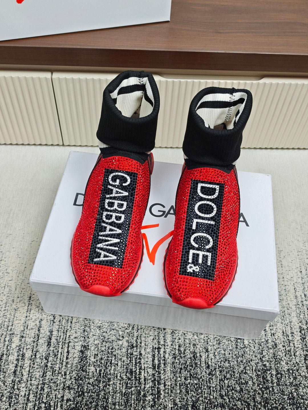 Dolce & Gabbana DG Couple's Athletic Casual Sneakers