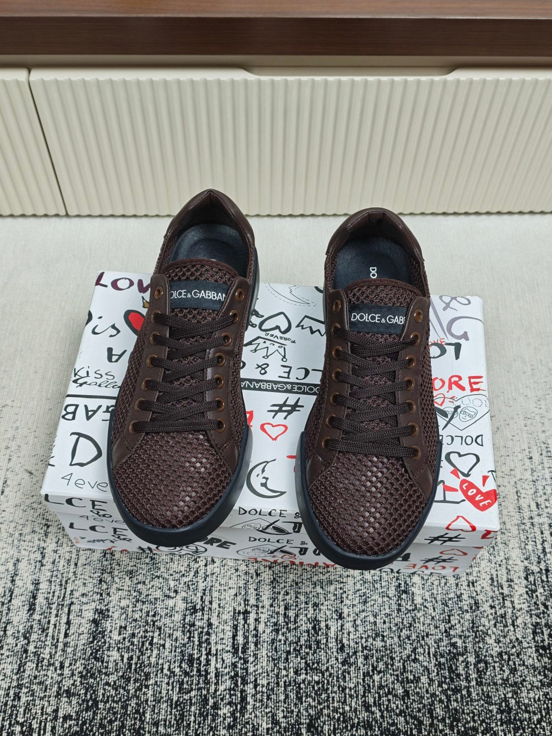 Dolce & Gabbana DG Couple's Athletic Casual Sneakers