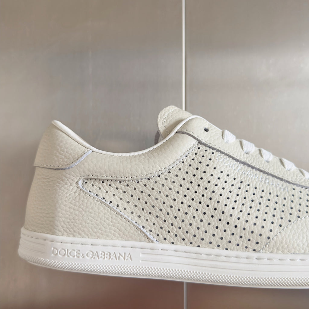 Dolce & Gabbana DG Silk Calfskin & Nubuck Casual Sneakers