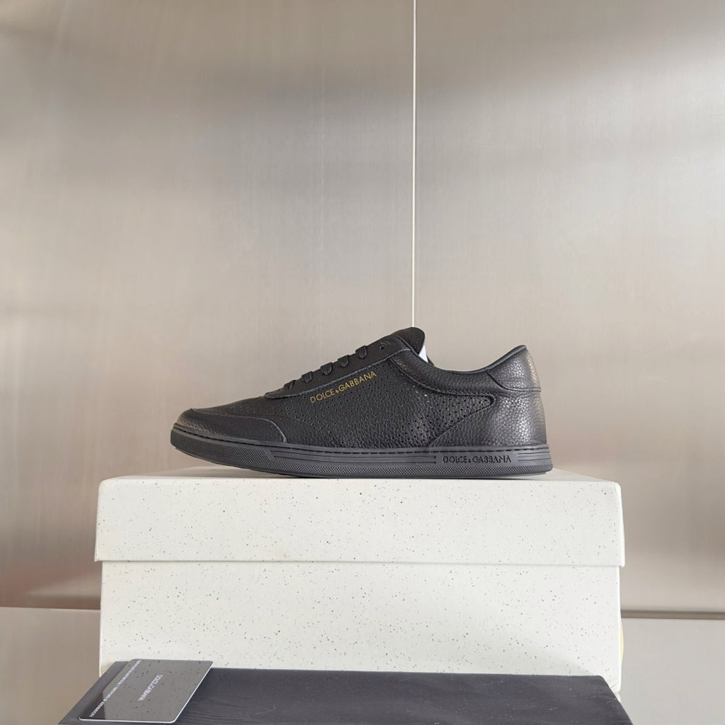 Dolce & Gabbana DG Silk Calfskin & Nubuck Casual Sneakers