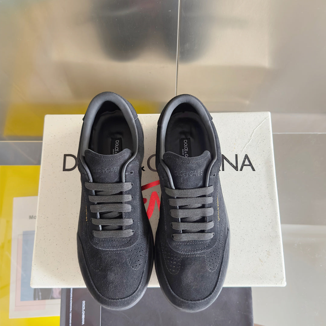 Dolce & Gabbana DG Silk Calfskin & Nubuck Casual Sneakers