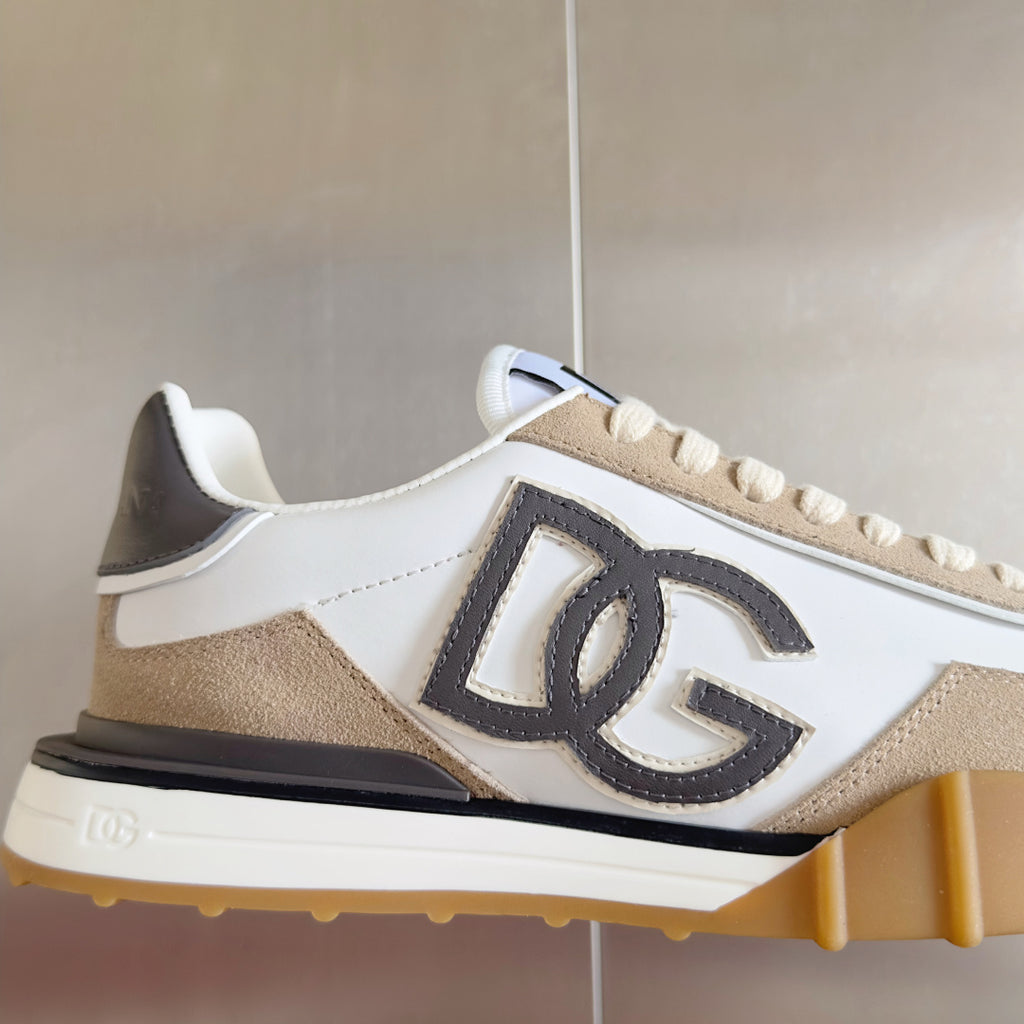 Dolce & Gabbana DG Cushion Mixed-Material Casual Sneakers