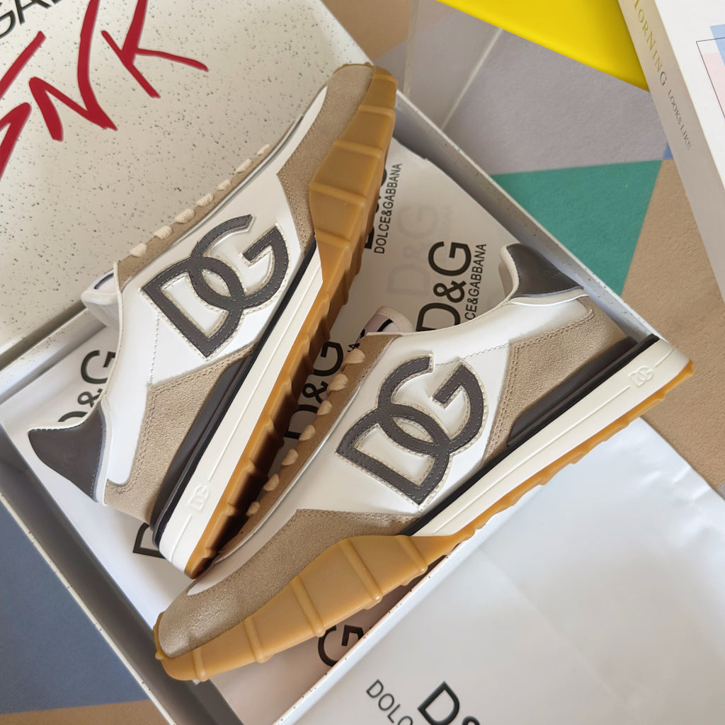 Dolce & Gabbana DG Cushion Mixed-Material Casual Sneakers