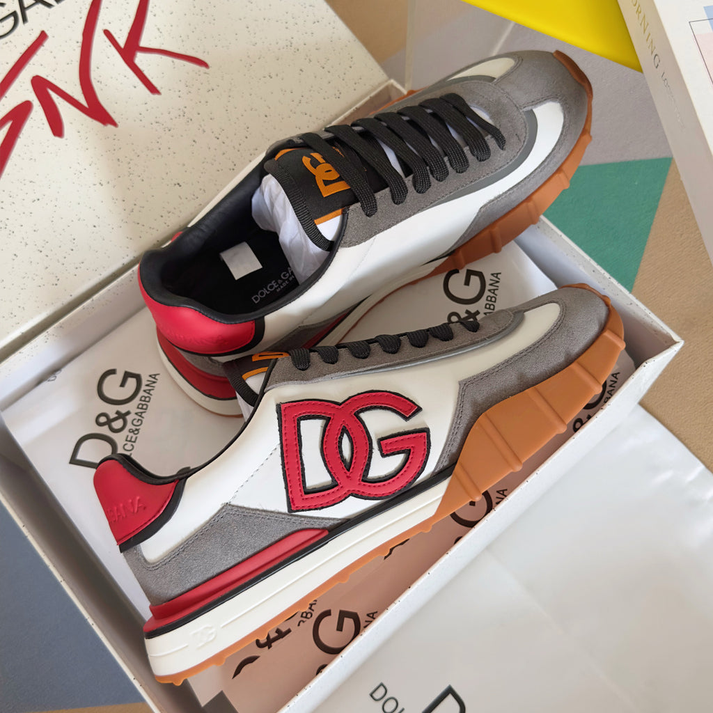 Dolce & Gabbana DG Cushion Mixed-Material Casual Sneakers