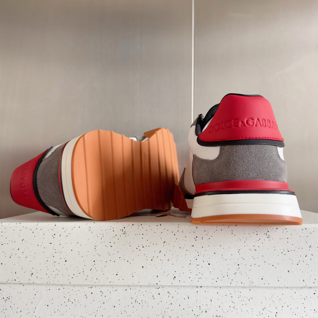 Dolce & Gabbana DG Cushion Mixed-Material Casual Sneakers
