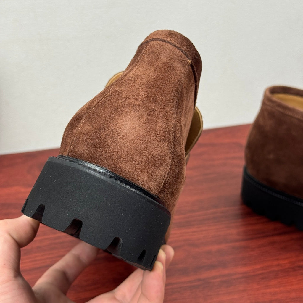 Gucci Men's Horsebit Chunky Ankle Boots
