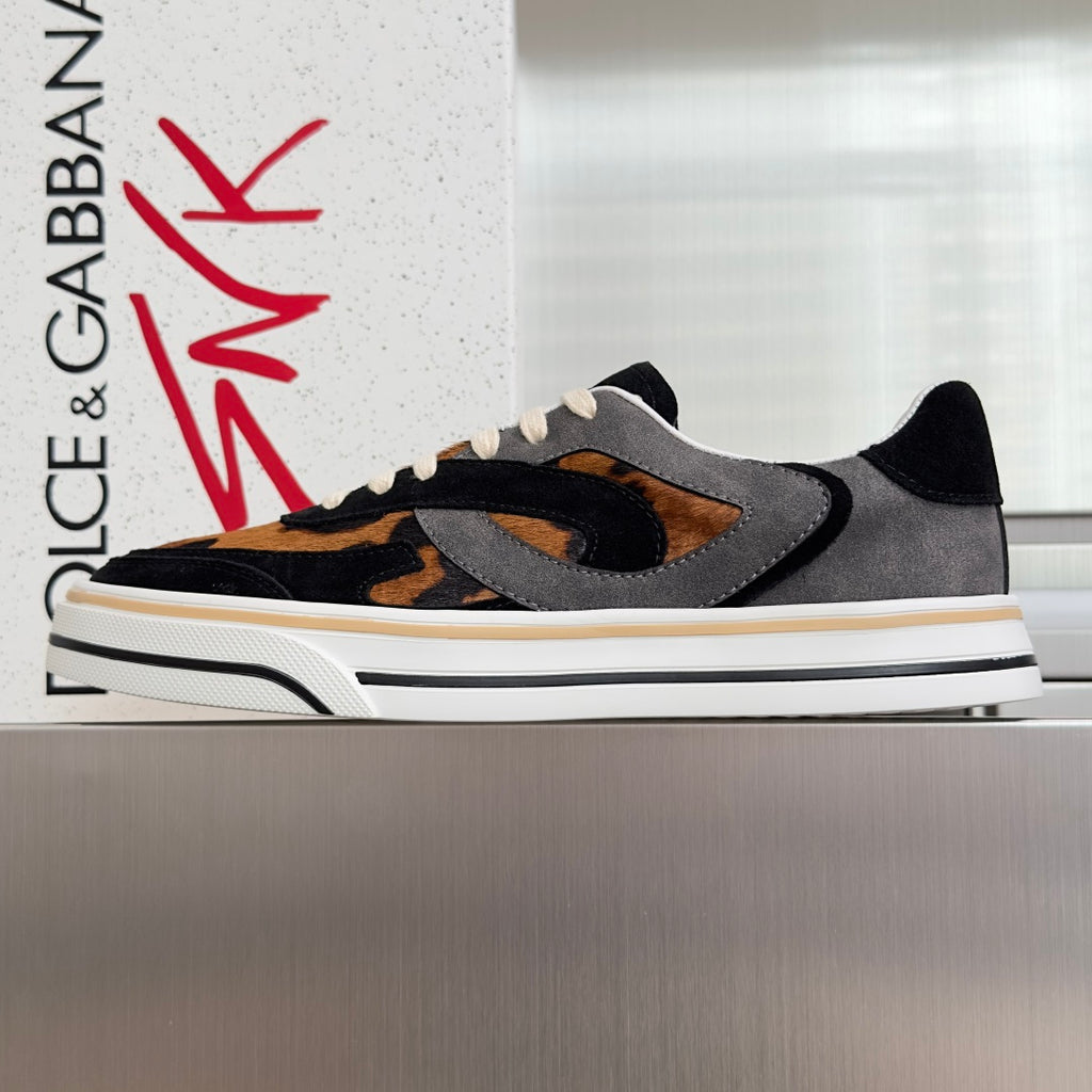 Dolce & Gabbana DG Sailing Casual Sneakers with Leather & Mesh Upper