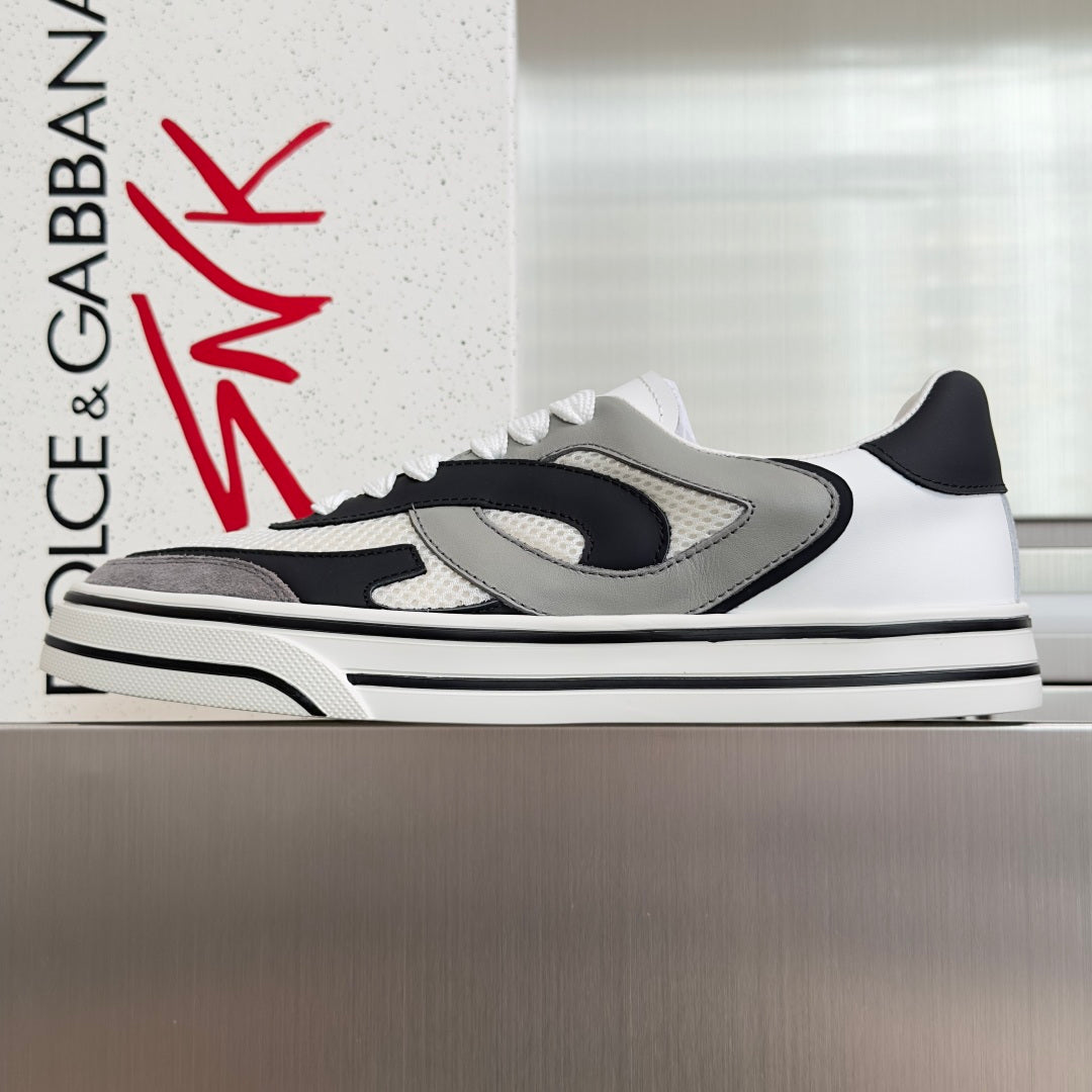 Dolce & Gabbana DG Sailing Casual Sneakers with Leather & Mesh Upper