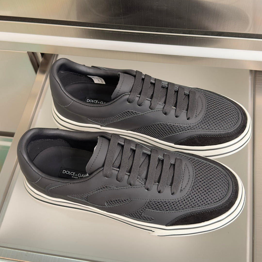 Dolce & Gabbana DG Sailing Casual Sneakers with Leather & Mesh Upper