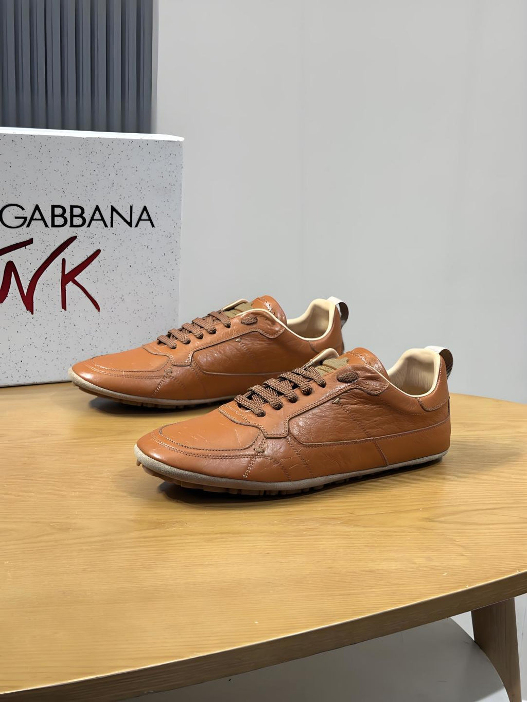 Dolce & Gabbana DG Men's Casual Sneakers with Stitched Logo