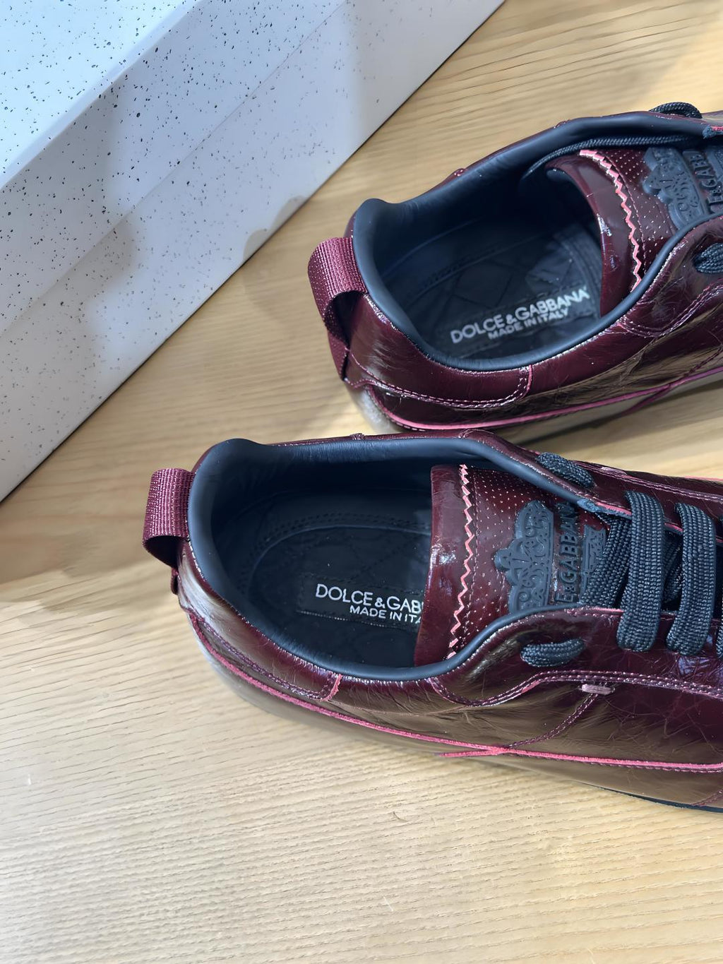 Dolce & Gabbana DG Men's Casual Sneakers with Stitched Logo