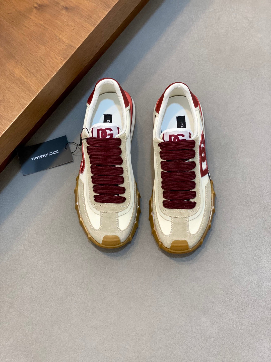 Dolce & Gabbana DG Premium Men's Mixed-Material Casual Sneakers