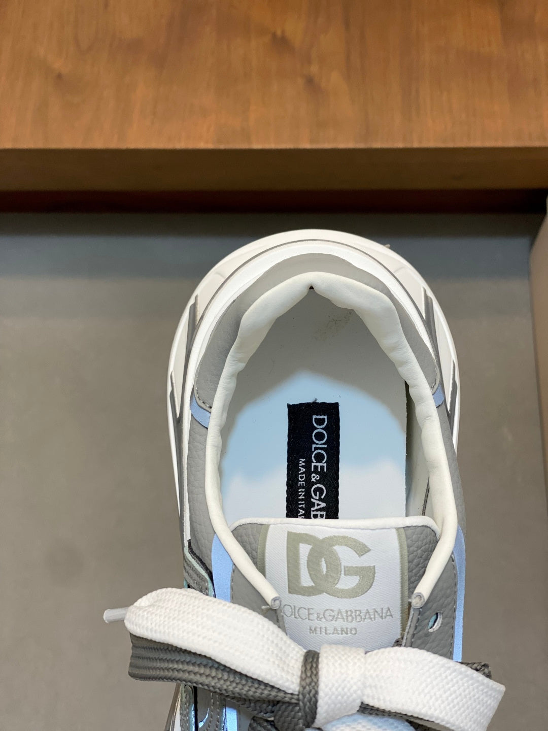 Dolce & Gabbana DG Cushion Mixed-Material Casual Sneakers