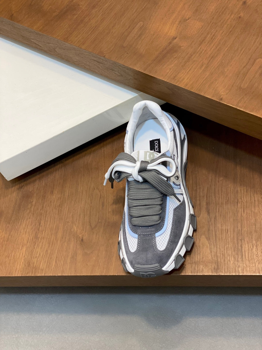 Dolce & Gabbana DG Cushion Mixed-Material Casual Sneakers