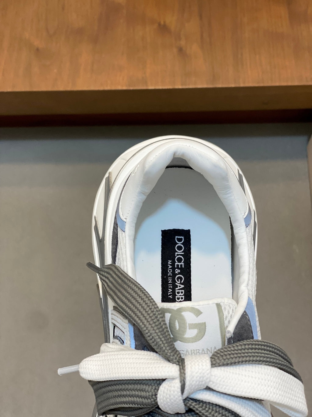 Dolce & Gabbana DG Cushion Mixed-Material Casual Sneakers
