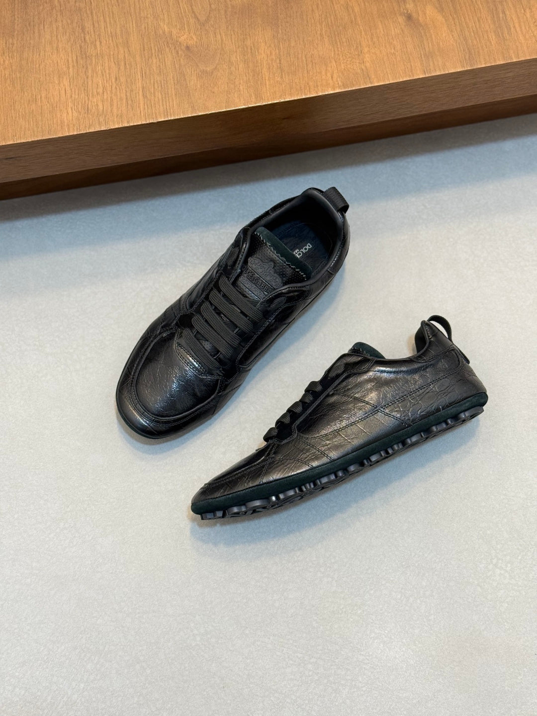 Dolce & Gabbana DG Men's Calfskin & Satin Casual Sneakers