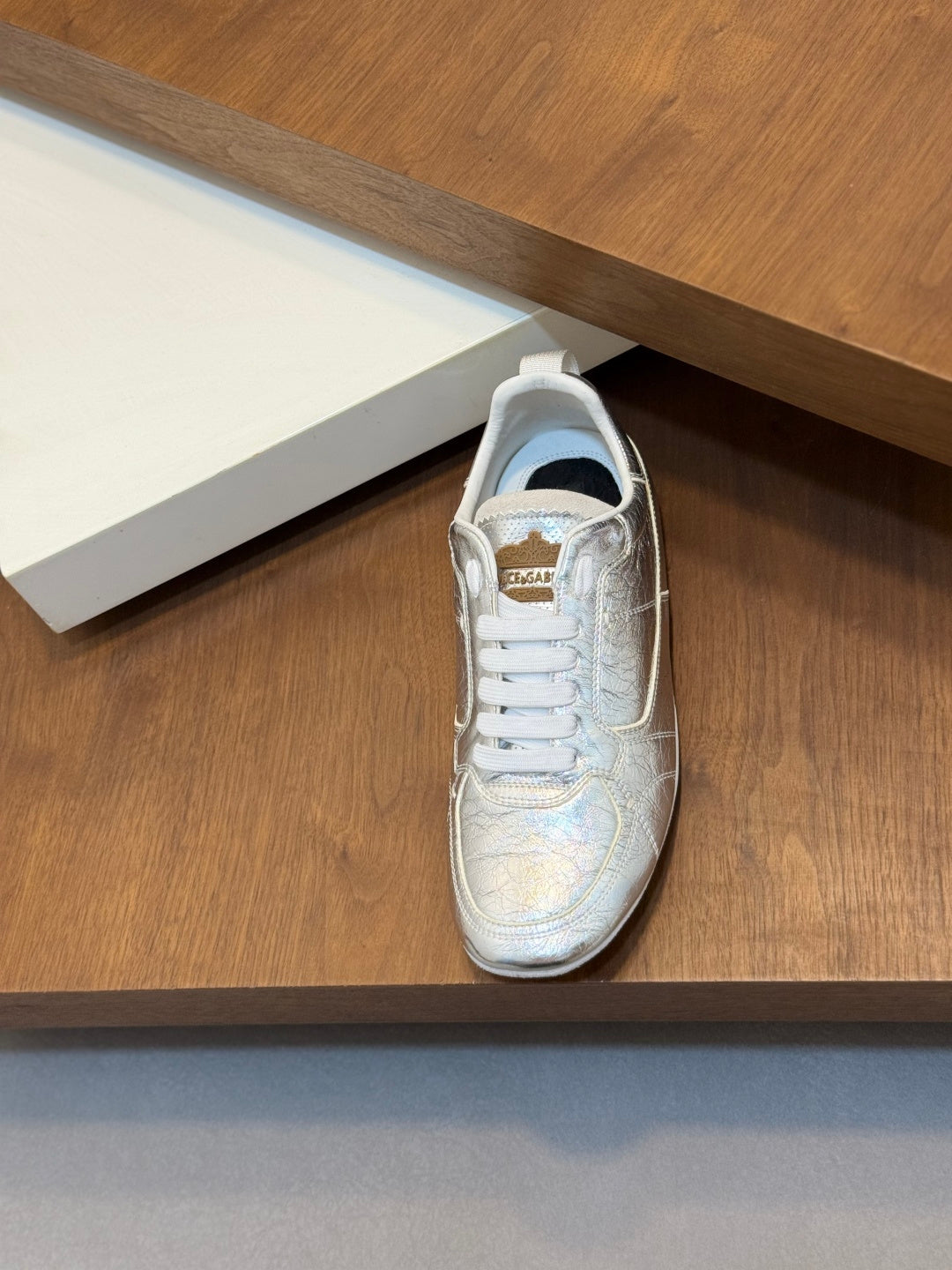 Dolce & Gabbana DG Men's Calfskin & Satin Casual Sneakers