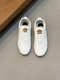 Dolce & Gabbana DG Men's Calfskin & Satin Casual Sneakers