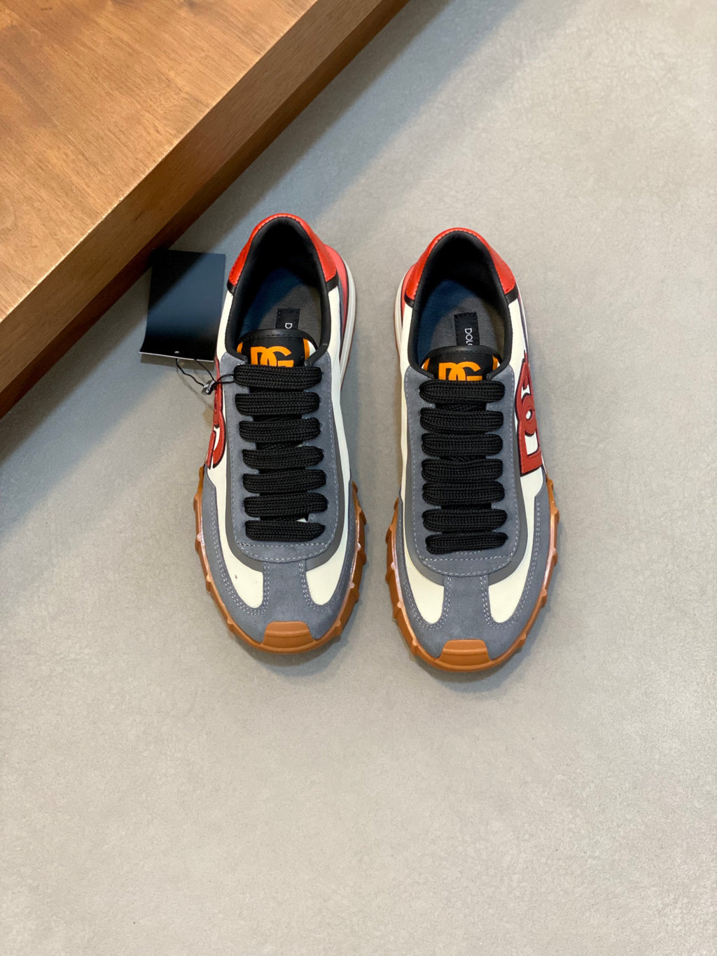 Dolce & Gabbana DG Premium Men's Mixed-Material Casual Sneakers
