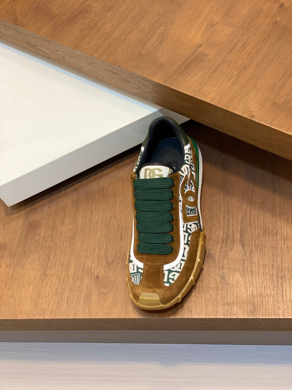 Dolce & Gabbana DG Premium Men's Mixed-Material Casual Sneakers