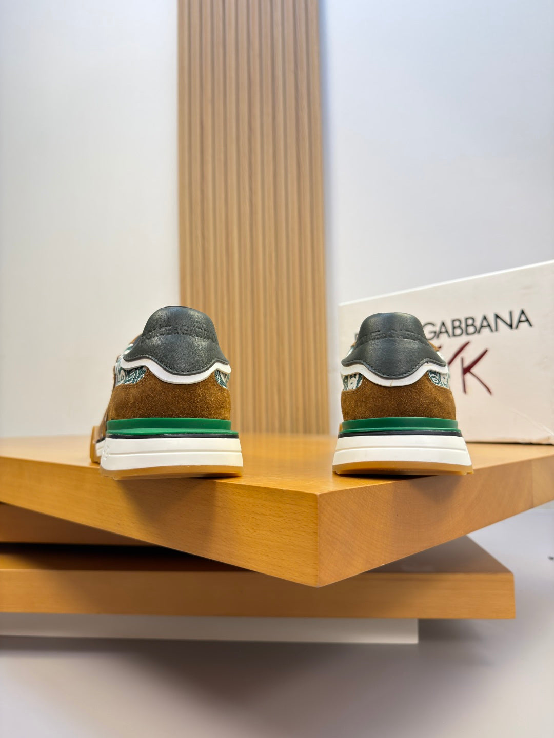 Dolce & Gabbana DG Logo Casual Sneakers in Nappa Calfskin