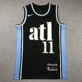 Men's Atlanta Hawks Trae Young #11 Black 2023/24 Swingman Jerseys - City Edition
