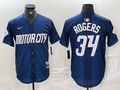 Men's Detroit Tigers Jake Rogers #34 Navy 2024 City Connect Limited Jerseys