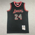 Men's Los Angeles Lakers Kobe Bryant #24 Black Hardwood Classics Player Jerseys