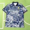 Real Madrid 2023/24 Chinese Dragon Jersey – Navy Blue White Adidas Fan Version