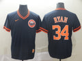 Men's Houston Astros Nolan Ryan #34 Navy Fashion Stitched Jerseys