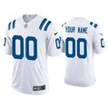 Men's Indianapolis Colts Custom1 Player Game Jerseys White