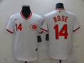 Men's Cincinnati Reds Pete Rose #14 White Fashion Stitched Jerseys