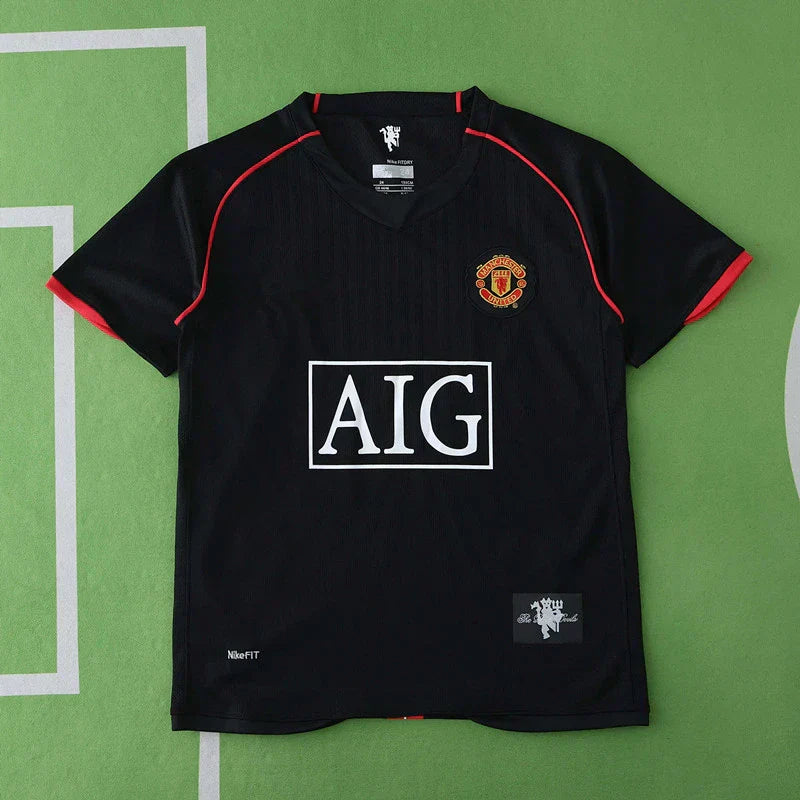 Manchester United FC Away Retro Kids Kit 2007/08