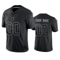 Custom1 Indianapolis Colts Active Player Black Reflective Limited Stitched Football Jerseys