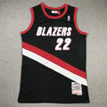 Men's Portland Trail Blazers Clyde Drexler #22 Black 1991-92 Hardwood Classics Swingman Jerseys
