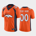 Custom1 Denver Broncos Orange Team Big Logo Vapor Untouchable Limited Jerseys Stitched Jerseys American Football Jerseys