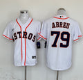 Men's Houston Astros Jose Abreu #79 White Home Replica Player Jerseys