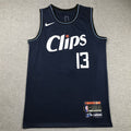 Men's LA Clippers Paul George #13 Navy 2023/24 Swingman Jerseys - City Edition