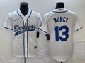 Men's Los Angeles Dodgers Max Muncy #13 White Player Jerseys Joint Edition