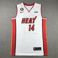 Men's Miami Heat Tyler Herro #14 White 2022/23 Swingman Jerseys - Association Edition