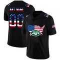 Custom1 New York Jets Black Limited Fashion Flag American Stitched Jerseys Football Jerseys