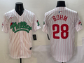 Men's Philadelphia Phillies Alec Bohm #28 White Player Jerseys