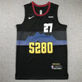 Men's Denver Nuggets Jamal Murray #27 Black 2023/24 Swingman Jerseys - City Edition