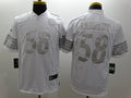 Men's Pittsburgh Steelers Jack Lambert #58 White Game Jerseys