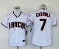 Men's Arizona Diamondbacks Corbin Carroll #7 White Limited Player Jerseys