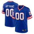Custom1 New York Giants Royal Classic Game Jerseys