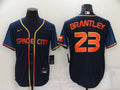 Men's Houston Astros Michael Brantley #23 Navy Space City Jerseys
