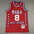 Men's 03 All Star Los Angeles Lakers Kobe Bryant Red Hardwood Classics Swingman Jerseys