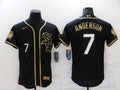 Men's Chicago White Sox Tim Anderson #7 Black Authentic Game Jerseys