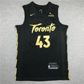 Men's Toronto Raptors Pascal Siakam Black 2020/21 Fast Break Player Jerseys